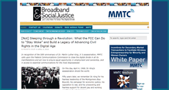 Desktop Screenshot of broadbandandsocialjustice.org